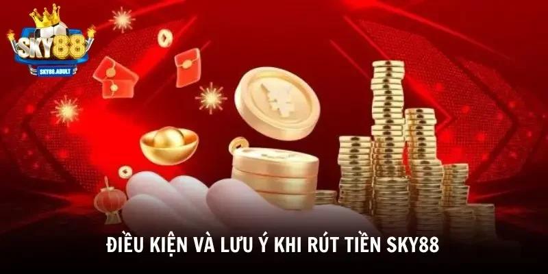 Những điều kiện khi thao tác rút tiền về tài khoản
